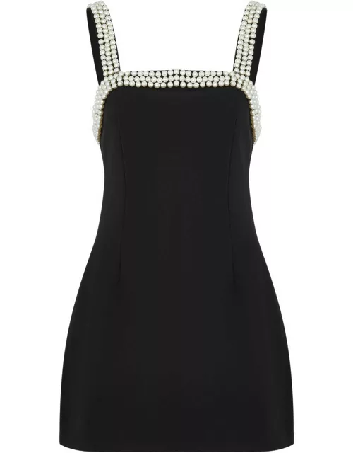 Odd Muse Ultimate Muse Embellished Stretch-crepe Mini Dress - Black - L (UK14 / L)