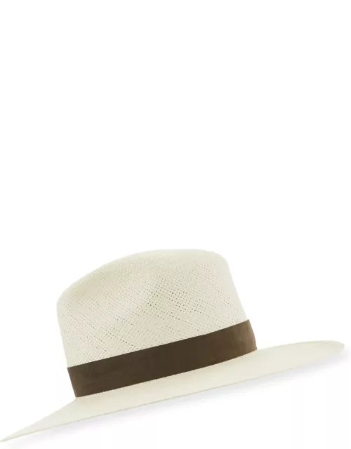 Marcell Packable Straw Fedora Hat
