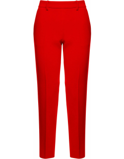 Alberto Biani Women Red Triacetate Tailored Trousers