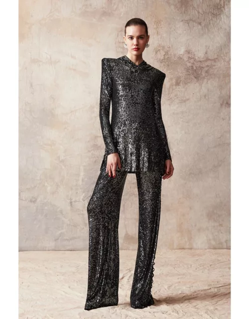 Naeem Khan Sequin Tunic with Pant