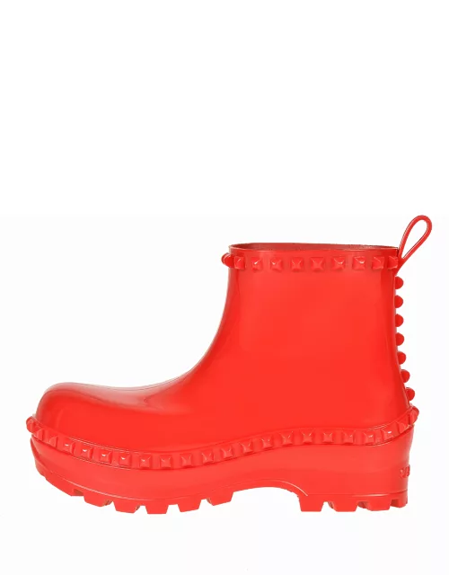 Graziano Jelly Studded Boots - 6 Red