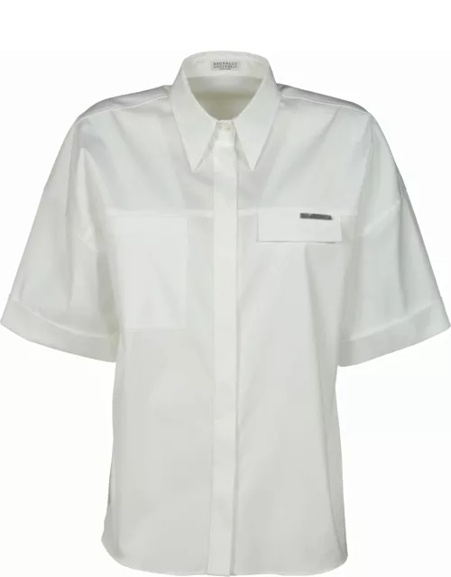 Brunello Cucinelli Short Sleeved Shirt