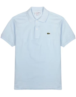 Lacoste Light Blue Piqué Cotton Polo Shirt