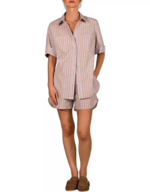 Ruth Stripe Button-Down Shirt