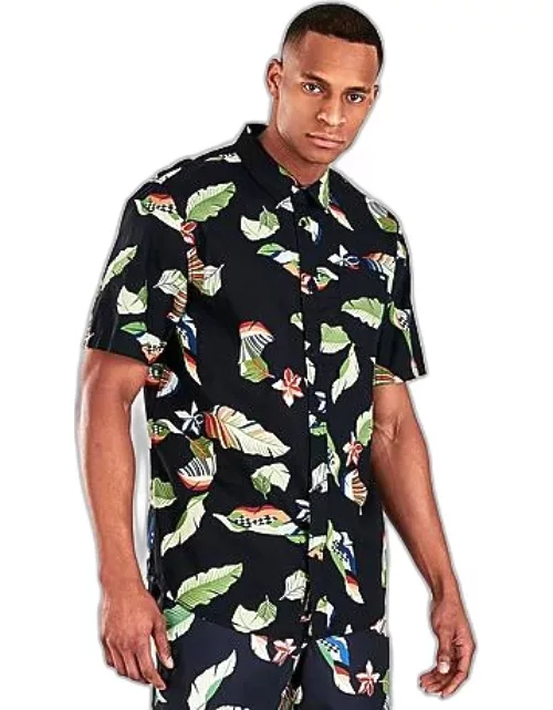 Men's Vans Lucid Floral Short-Sleeve Button-Down Shirt