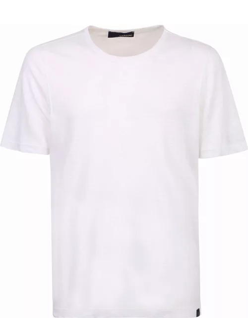 Lardini Monocrom Linen T-shirt