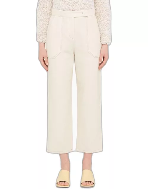 Ivory Alete cropped trouser