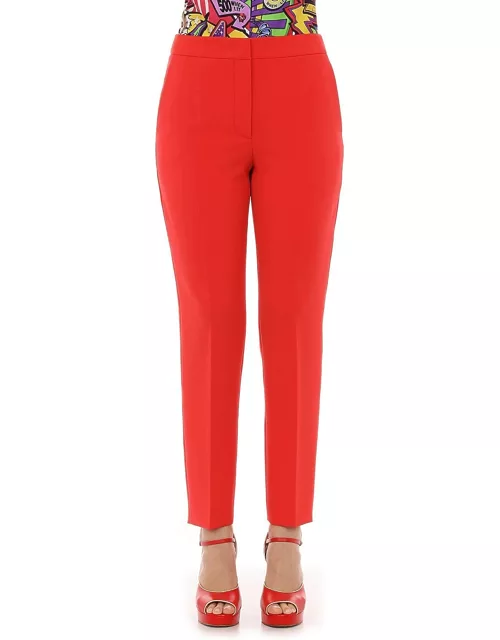 Mid-rise Tailored Cropped Pants Moschino