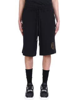 Versace Jeans Couture Shorts In Black Cotton