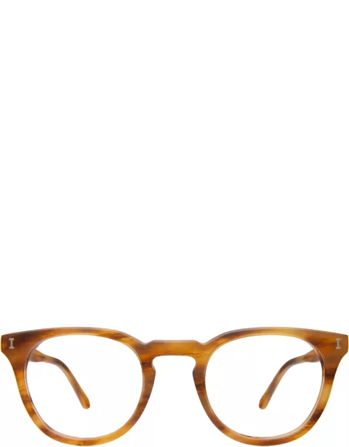 illesteva Eldridge 48 Light Optical Glasses in Matte Teak/Optica