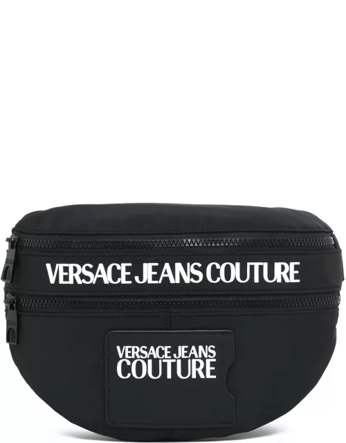 Versace Jeans Couture Fabric Sling Bag With Logo Detail