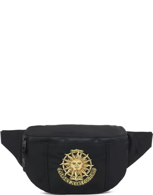 Versace Jeans Couture Sling Bag With Embroidered Logo Detai