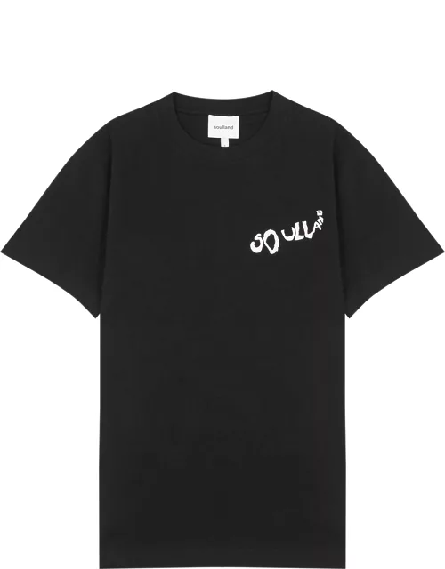 Balder black logo-print cotton T-shirt