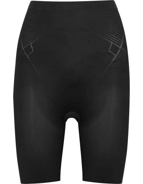 Spanx Thinstincts 2.0 High-Waist Mid-Thigh Shorts - Black