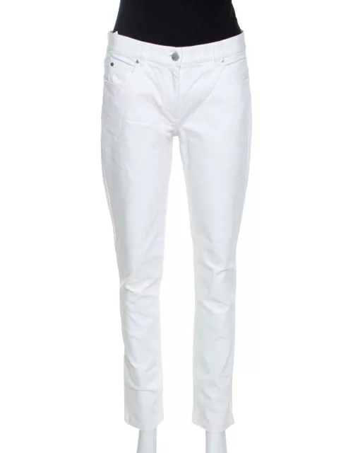 Michael Kors White Denim Straight Fit Jeans