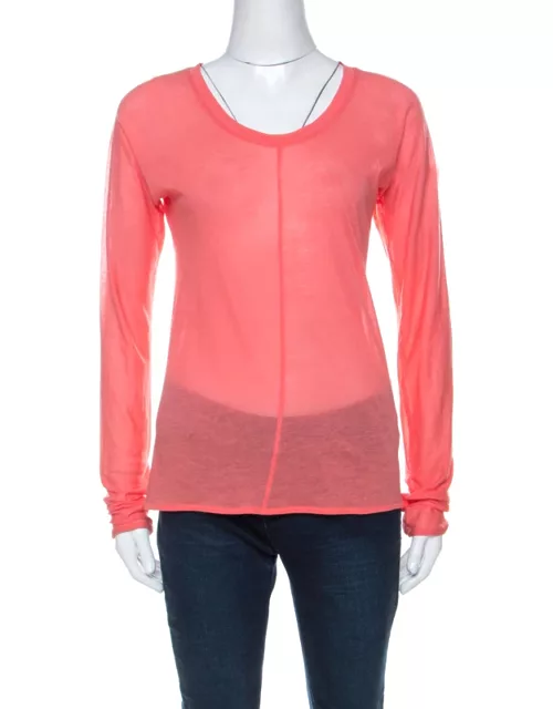 Marni Coral Knit Long Sleeve T-Shirt
