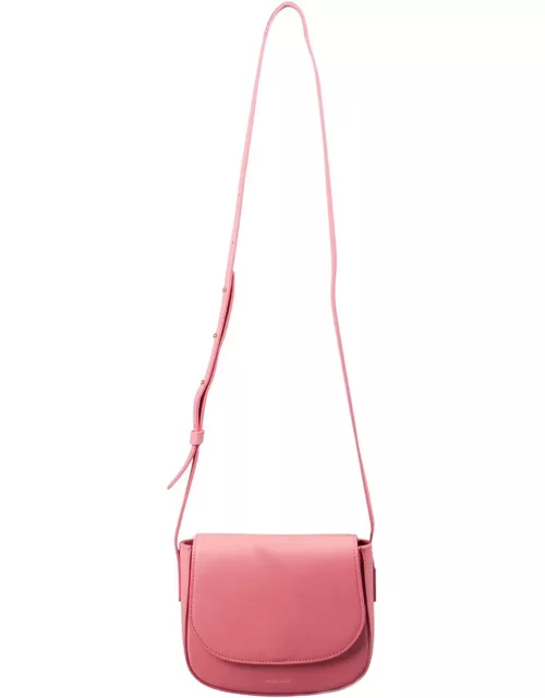Mansur Gavriel Light Pink Leather Mini Crossbody Bag