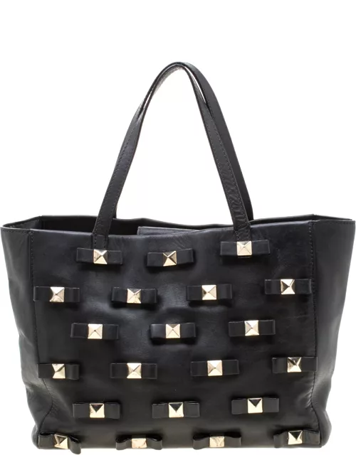 Kate Spade Black Leather Bow Terrace Janis Tote
