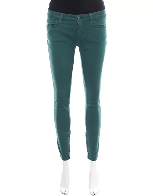 Dolce & Gabbana Green Skinny Pretty Jeans