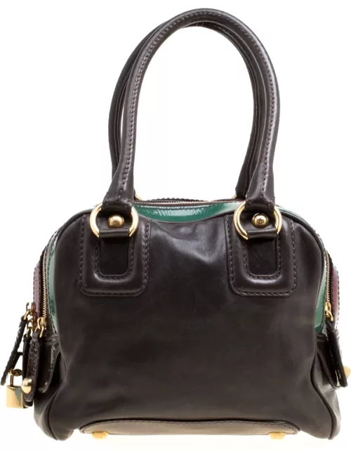 D & G Multicolor Leather Lily Bowler Bag