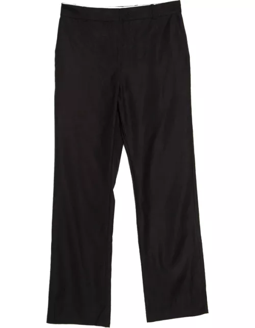 Joseph Black Wool Lad Super 100 Tailored Trousers