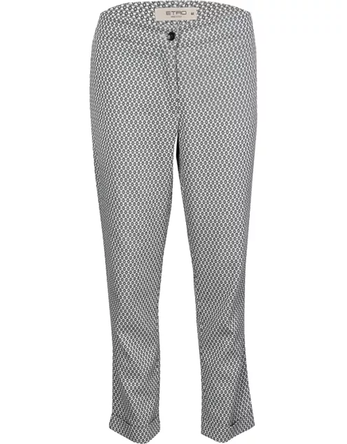 Etro Monochrome Jacquard Cropped Pants