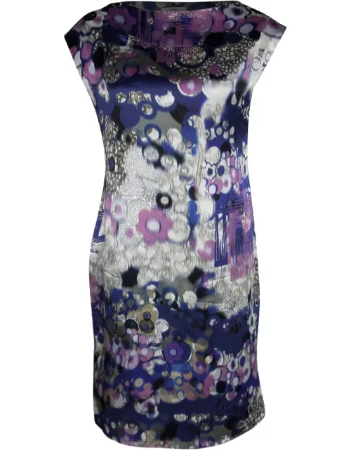 Erdem Multicolor Digital Printed Silk Sleeveless Dress