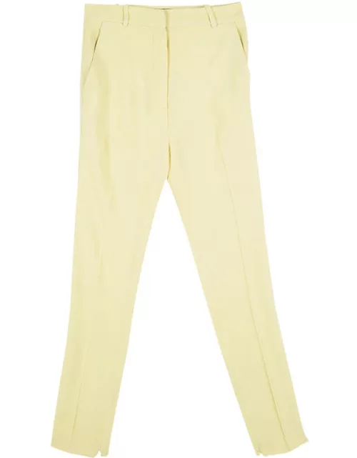 Balenciaga Yellow High Waist Tapered Pants
