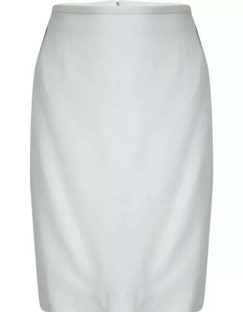 Dolce & Gabbana Light Grey Pencil Skirt