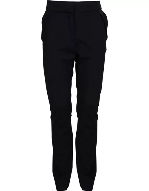 Dior Black Wool Tapered Trousers 10 Yr