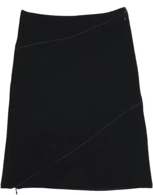 Alexander McQueen Diagonal Zipper Skirt