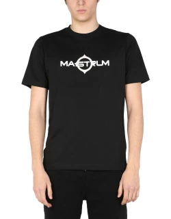 ma.strum logo print t-shirt