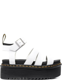 Dr. Martens White Leather Sandals