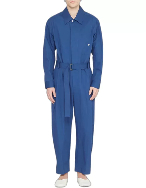 Men's Relaxed Belted Jumpsuit