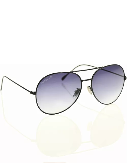 Black Aviator sunglasses - Mediu