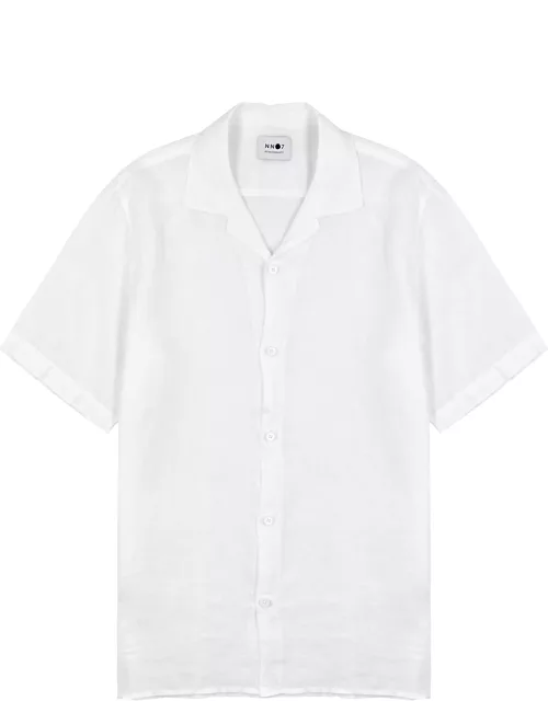 Miyagi white linen shirt
