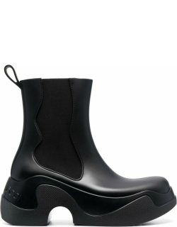 Xocoi Black Recycled Rubber Boots