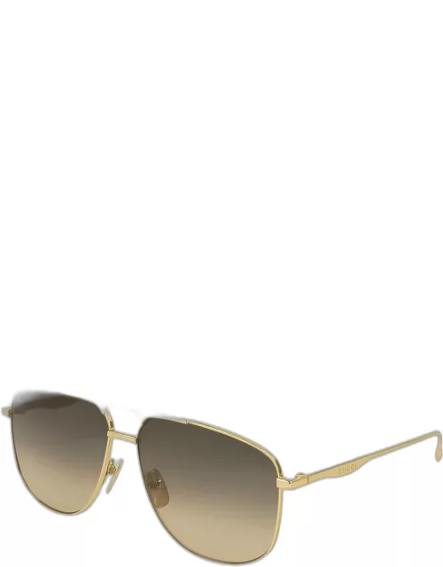 Metal Pilot Sunglasses, Gold