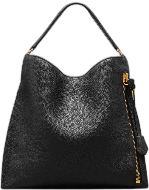 Alix Hobo Large in Grained Leather
