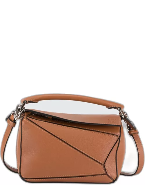 Puzzle Mini Top-Handle Bag in Leather