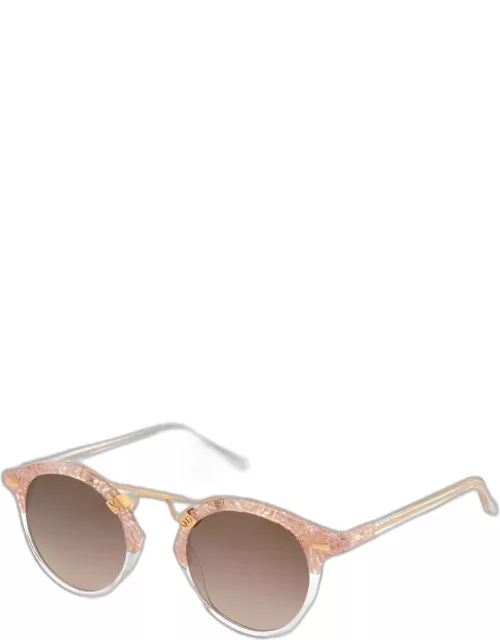 St. Louis Round Sunglasses, Camellia
