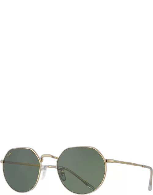 RB356553X Round Metal Sunglasse