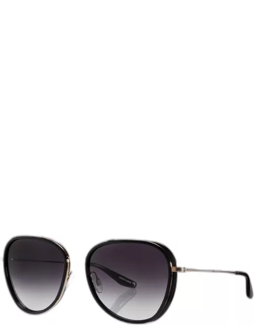 Gesner Acetate & Titanium Aviator Sunglasse