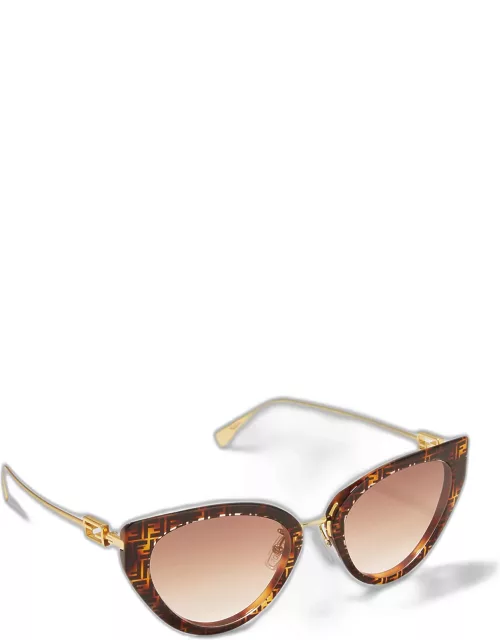 Iconic Baguette Acetate Cat-Eye Sunglasse