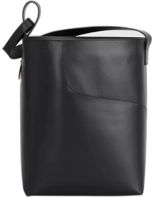Pienza Vachetta Leather Bucket Bag