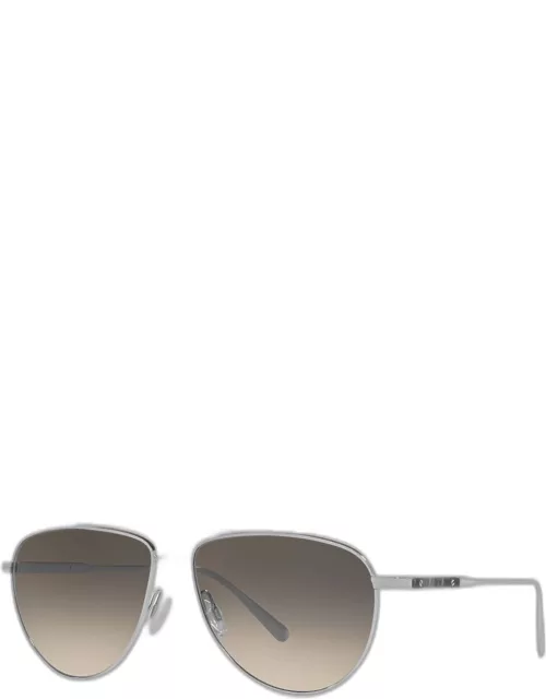 Men's Disoriano Metal Aviator Sunglasse
