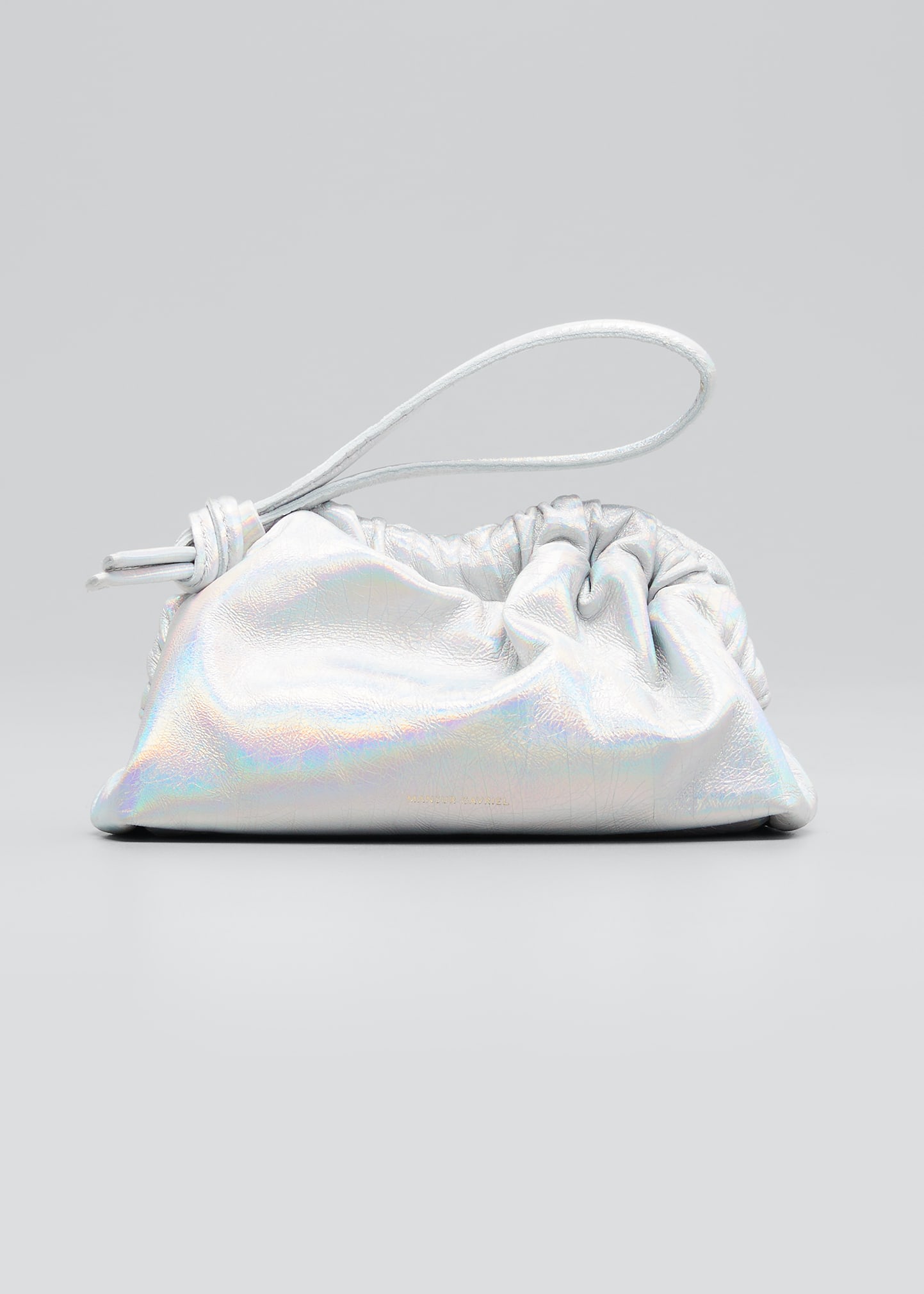 Cloud Mini Iridescent Wristlet Clutch Bag