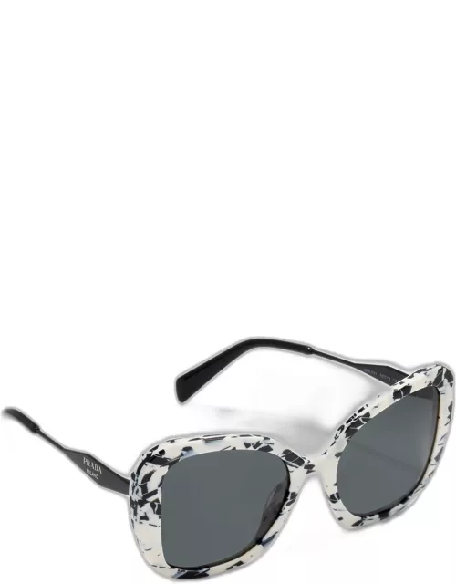 Marble Acetate Cat-Eye Sunglasse