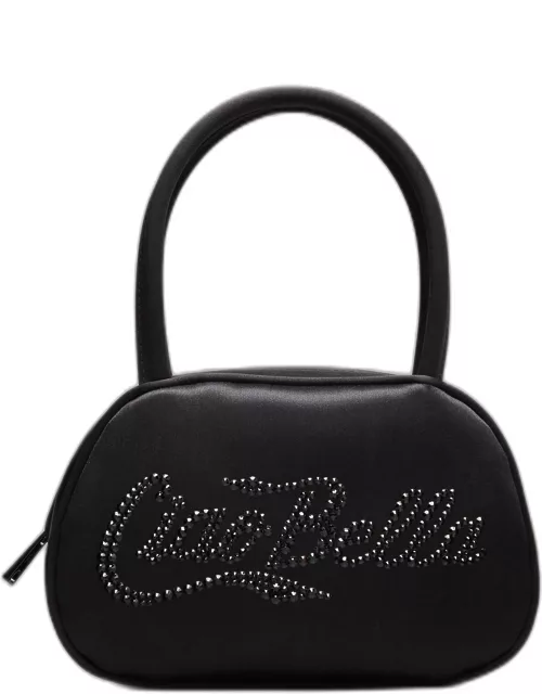 Ciao Bell Crystal Satin Top-Handle Bag