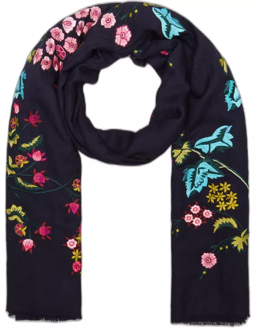 Floral Bunch Cashmere Scarf